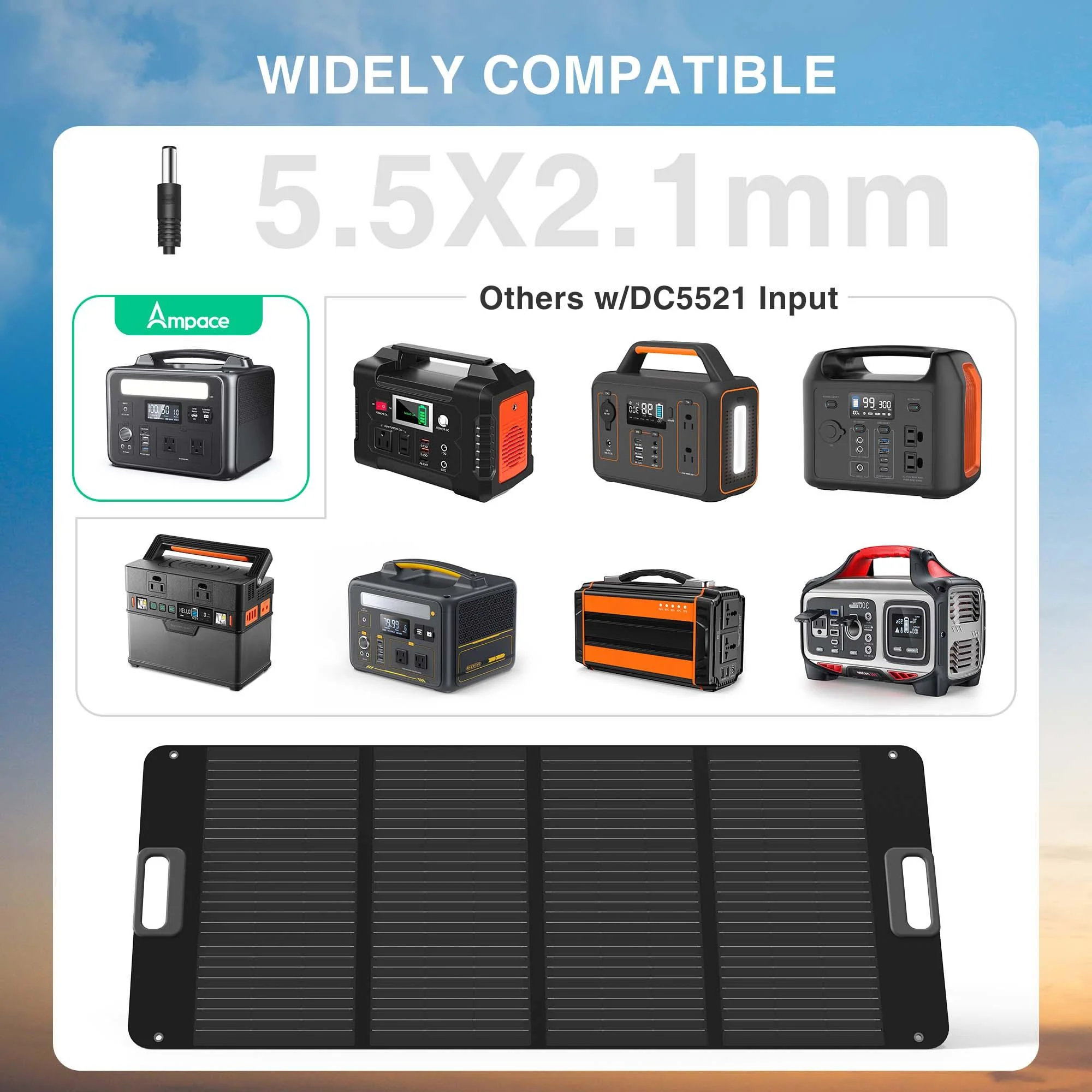 Ampace 100W Solar Panel - Image 10