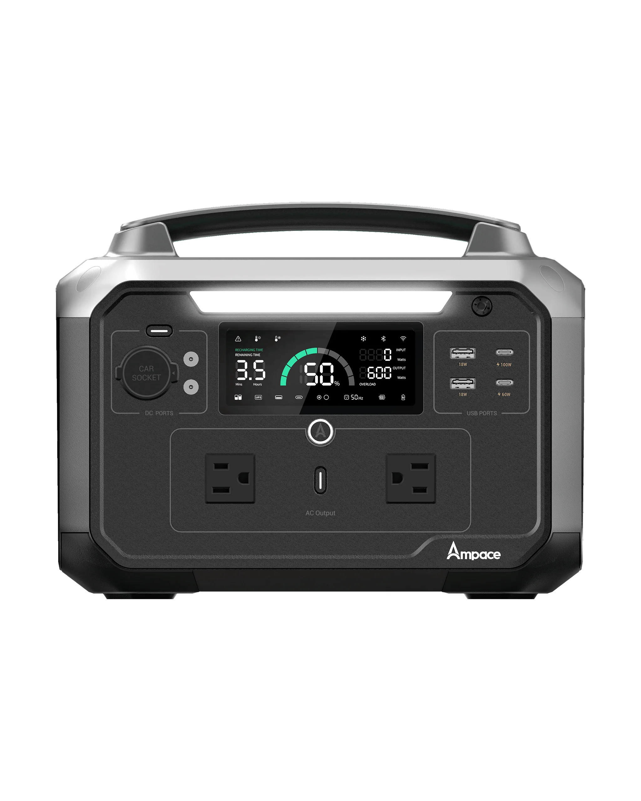 Ampace Andes  600 Pro Portable Power Station - Image 3